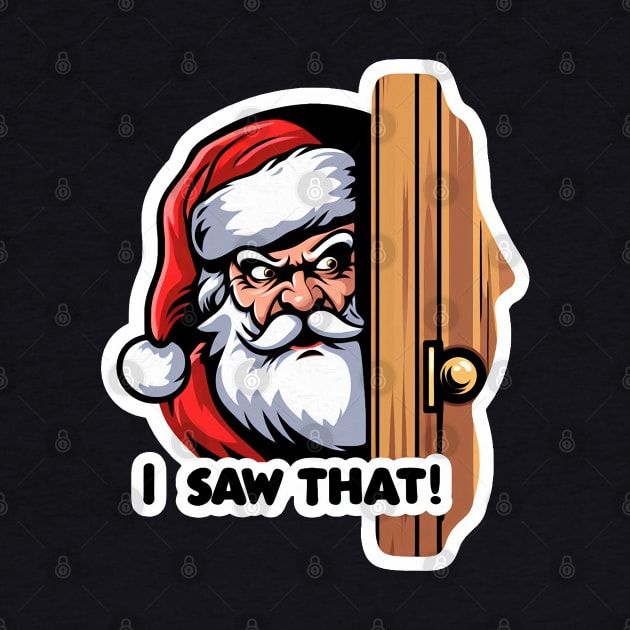 I SAW THAT meme Santa Claus Sus by Plushism